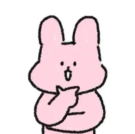 姐妹们有没有这个粉色兔子头像啊 (我找到了!)作者ins:ato_o.