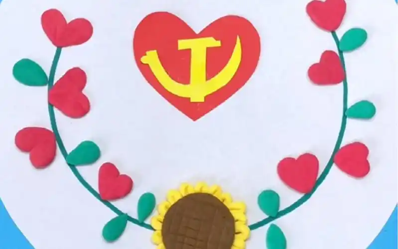 七一建党节,一起做建党节手工吧,简单又好看#七一建党节 #热烈庆祝党