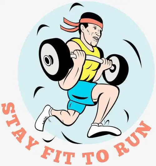 关键词 : 健身,运动,卡通手绘,装饰,跑的人