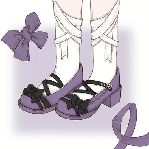 lolita原创设计lolita鞋稿