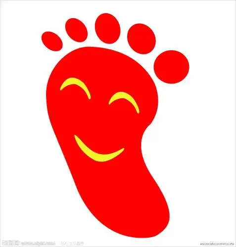 卡通脚丫图片