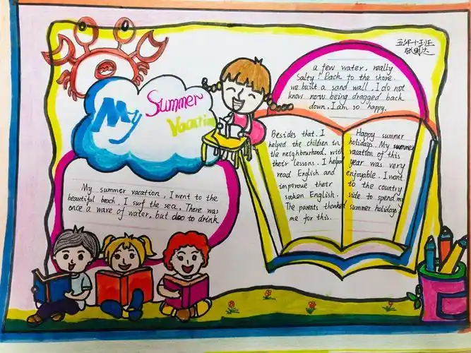 nice day英文手抄报 英文手抄报我的偶像nine percent英语手抄报 英语