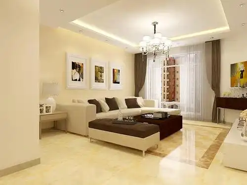 沈阳金水·花城现代简约二居室装修效果图_129平米6万装修设计案例