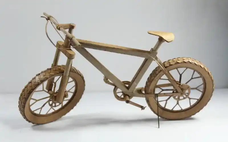 纸皮纸板diy | 自行车/单车 制作过程