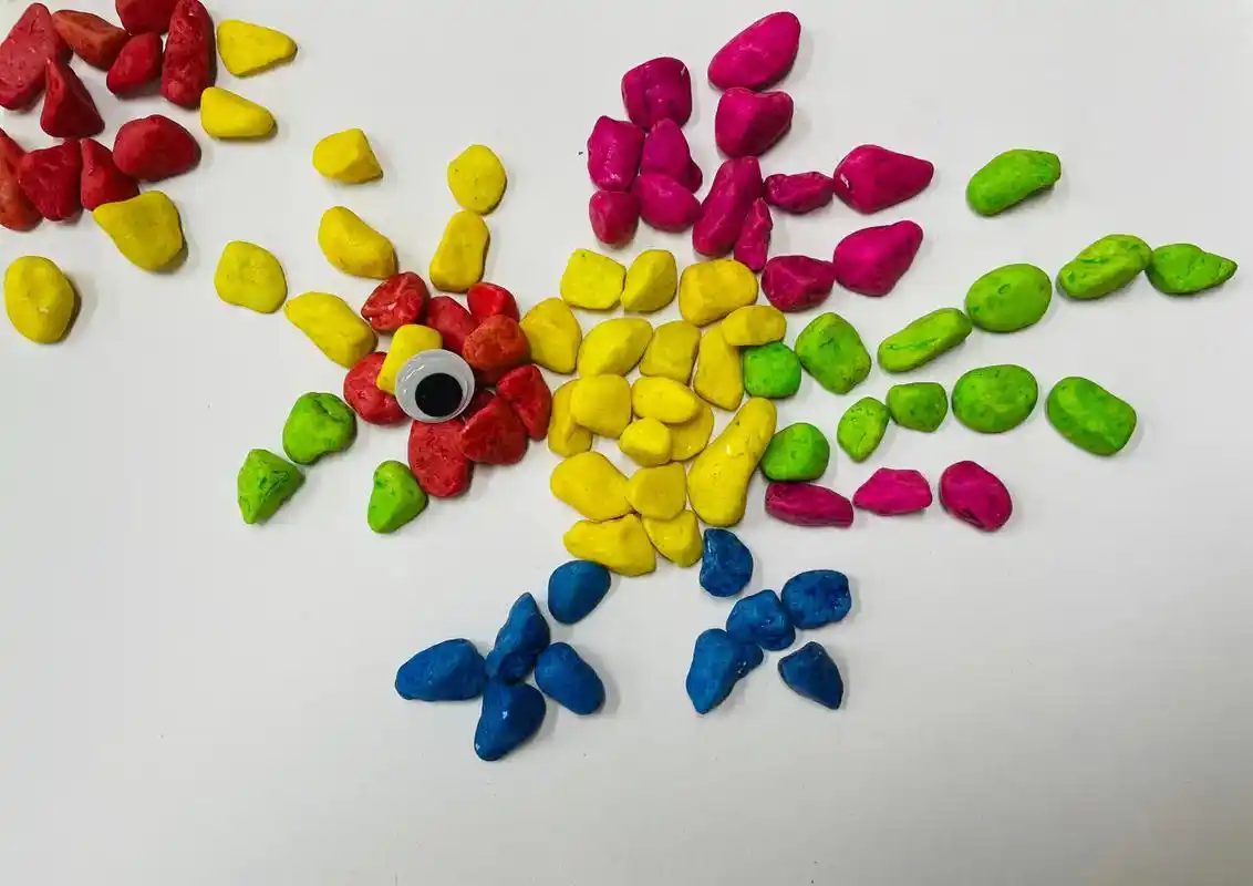 二年级拼一拼小石子#手工 #原创手工diy作品 - 抖音