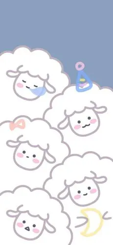 聊天背景分栏可爱