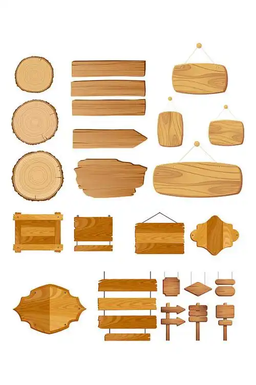 高清图片木牌素材