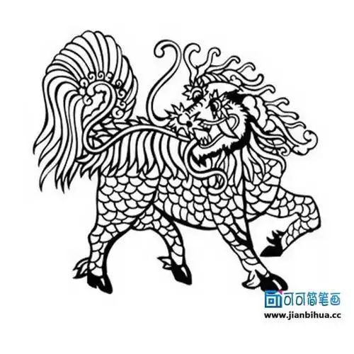 神兽简笔画