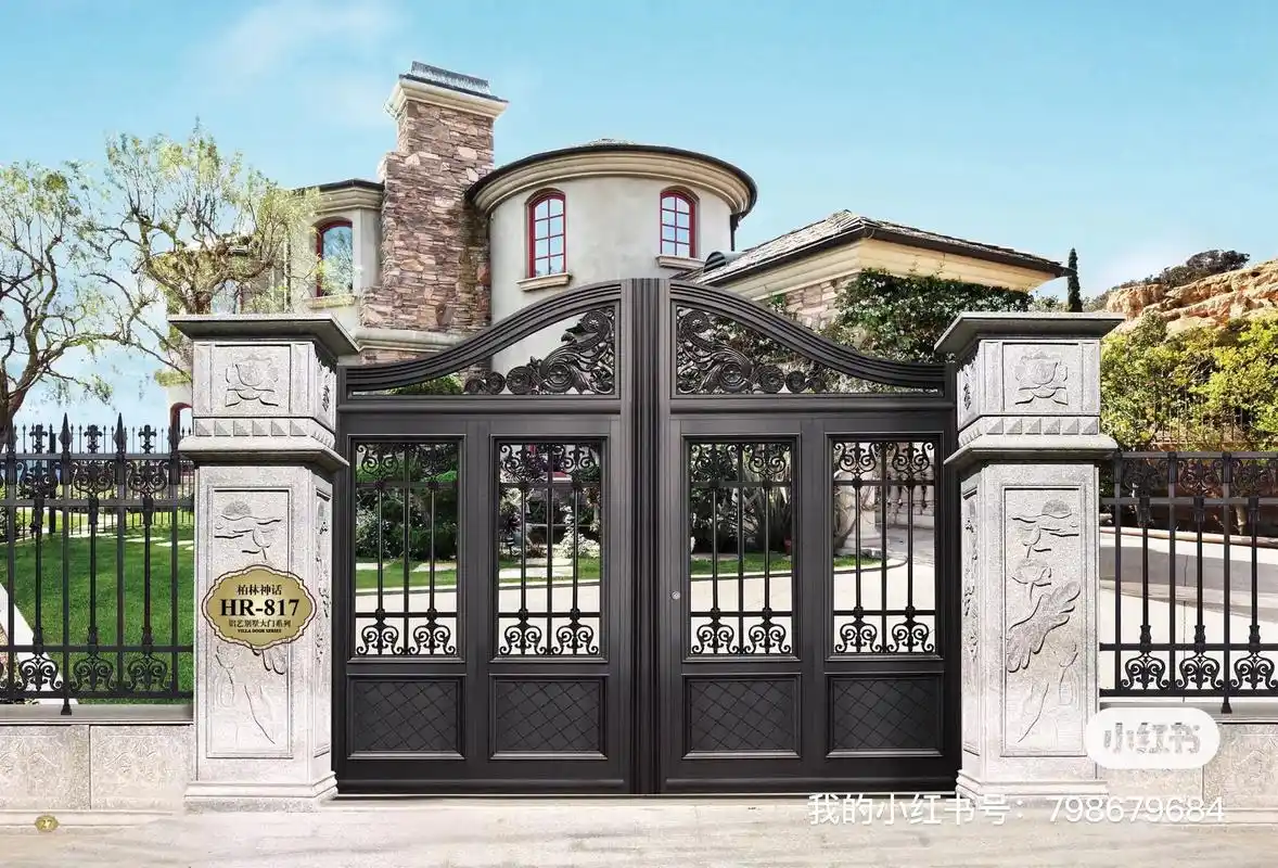 住宅大门是内外空间分隔的最外部标志,接纳外界气 - 抖音