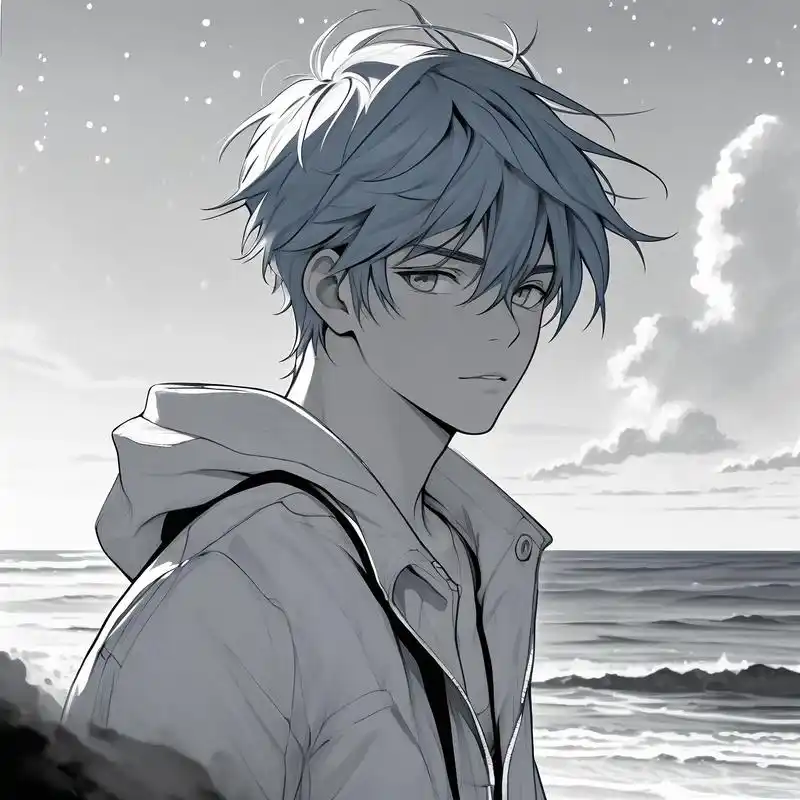 速来领取99 今天给大家带来一组孤独高冷风格的动漫男头像,每一个都