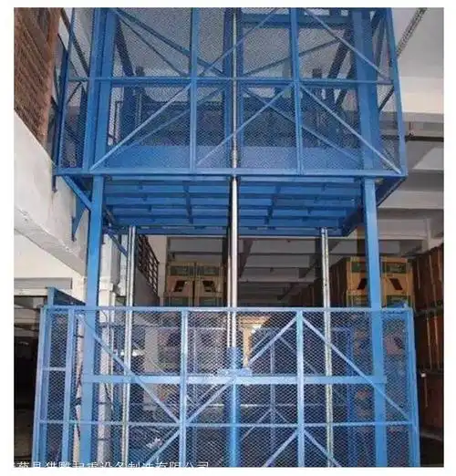 定制30米电动液压升降机室外导轨式升降机自动控制液压升降机