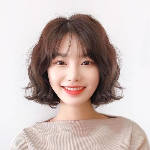 假发女短发卷发羊毛卷全头套式真发波波头假发套蓬松自然真人发丝