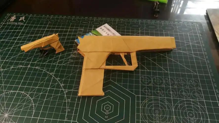 折纸抢的步骤 手工折纸大全-蒲城教育文学网