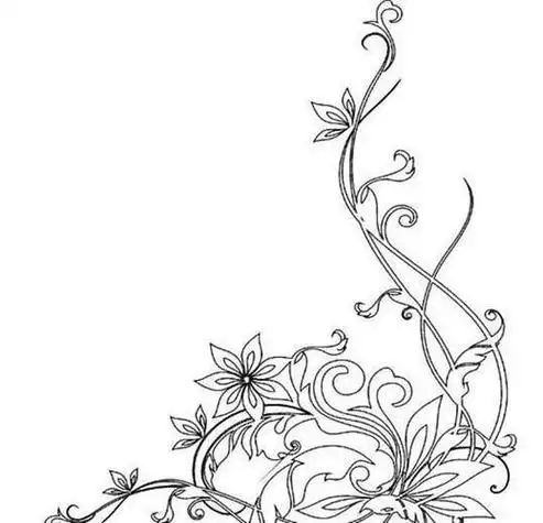 古风花边简笔画教程(简笔画图片大全) -【爱个性】