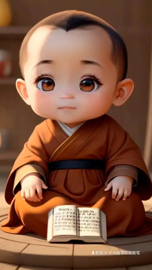 【100首古诗挑战1/100】小和尚正在学古诗,今天是杜甫的《登高》,来