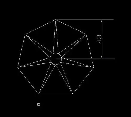 那个7边形怎么知道是内接于圆还是外切于圆?