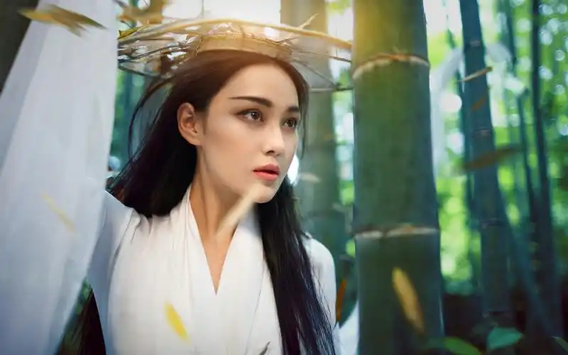 张馨予古装写真照高清电脑壁纸