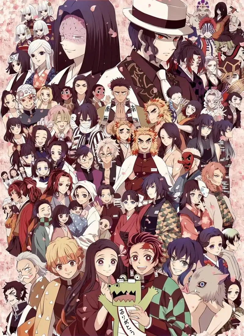 鬼灭之刃,超级无敌大合影