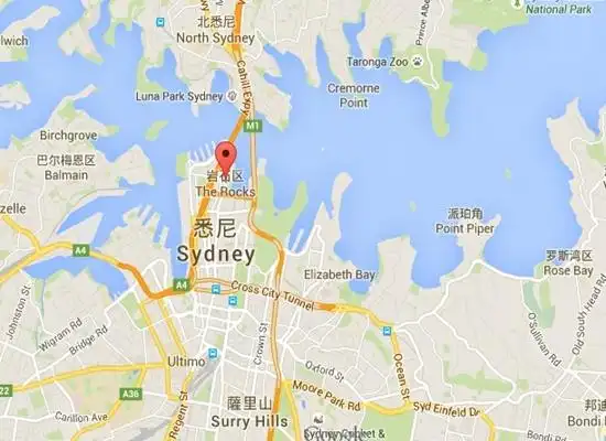 售价约7800人民币,位于悉尼岩石区,处于绝佳的地理位置,可一览悉尼