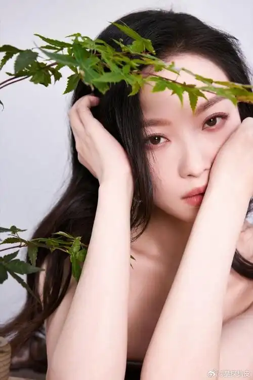 倪妮鎏金抹胸裙##倪妮工作室出图了