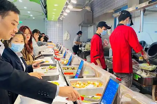 中科云餐数字食堂终端设备投放江苏宿迁京东食堂