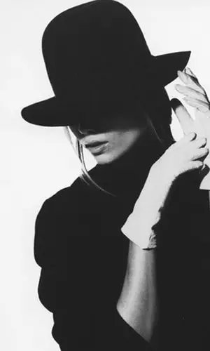 黑白欧美美女,高清图片,手机锁屏桌面-壁纸族