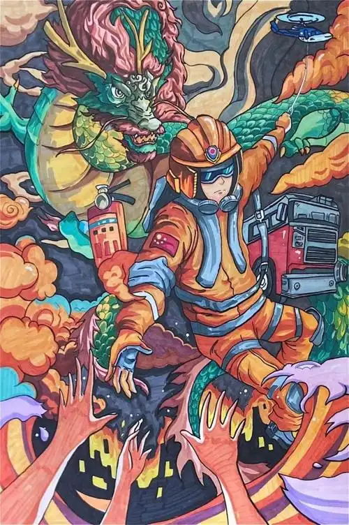 关于公布温州市少年儿童消防绘画作文作品评选结果的通知