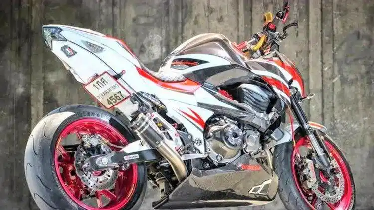 kawasaki z800 个性改装