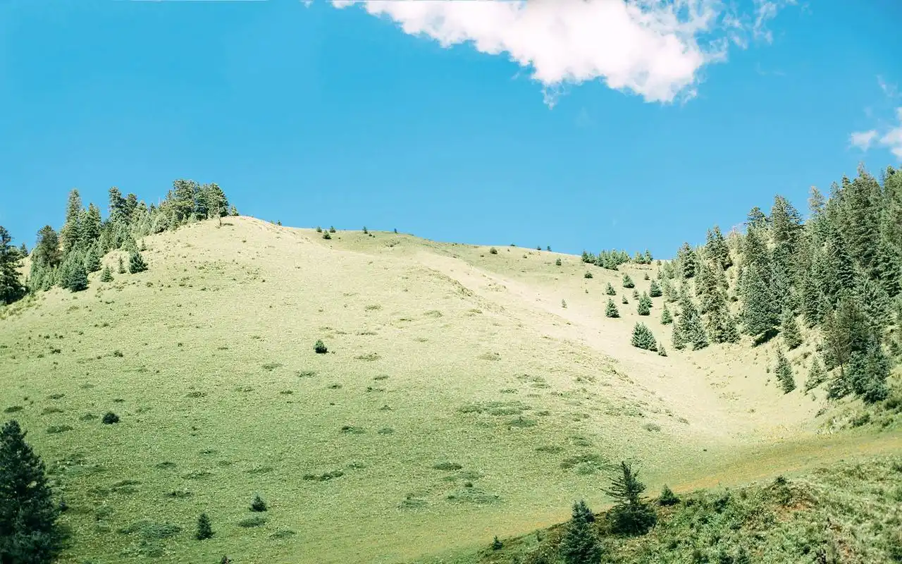 青藏线小清新风景图片桌面壁纸