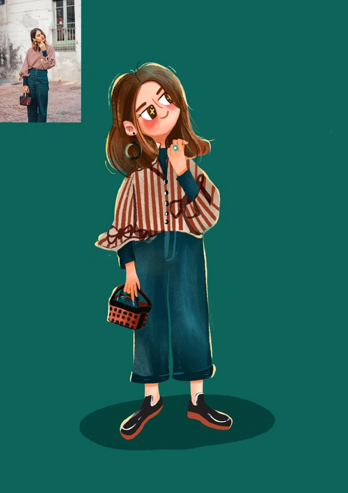 照片转插画合集