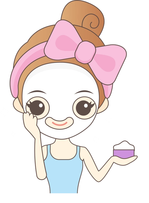 卡通面膜女孩1500x2034