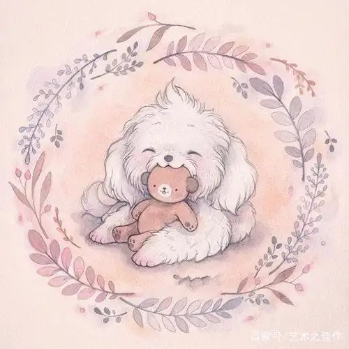 手绘小动物,乖巧灵动,可以拿来当头像