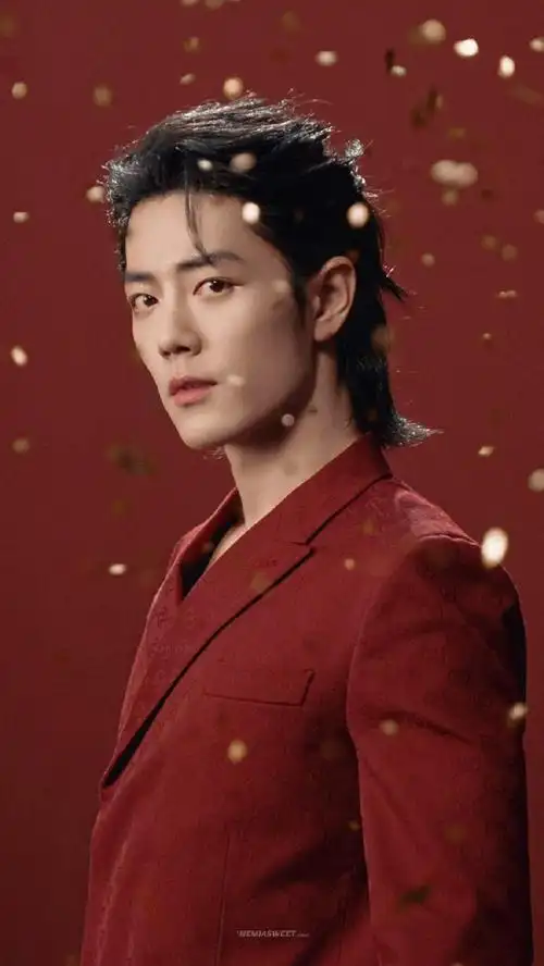 肖战与红色绝配,超好看啊