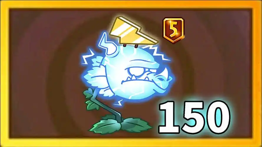 pvz2植物测评 5阶的雷龙草让僵王一动不动!