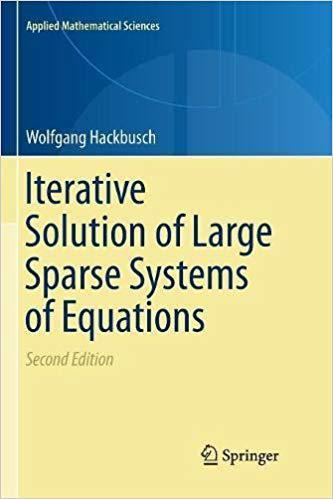 【预订】iterative solution of large sparse