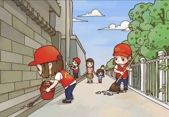 清理墙体小广告,保持墙面整洁干净.