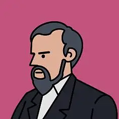 古典音乐大师头像插画