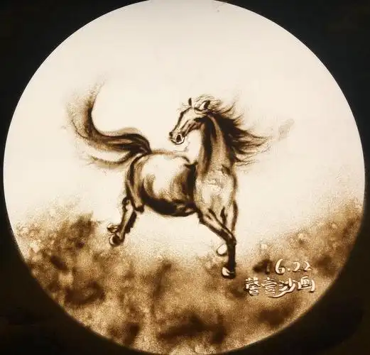 分享最近打卡群里面沙画作品 沙画师馨壹1341614654.