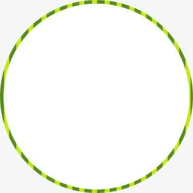 扁平创意卡通形状圆圈