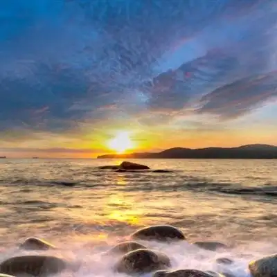 由美头网整理发布,风景头像频道提供更多与海边晚霞,微信头像,心旷神