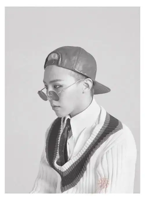 权志龙黑白高清照