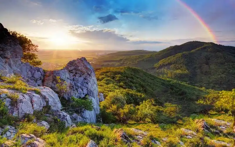 上一张 下一张 简介 清新唯美自然风景桌面壁纸,绚丽美景,大自然的鬼