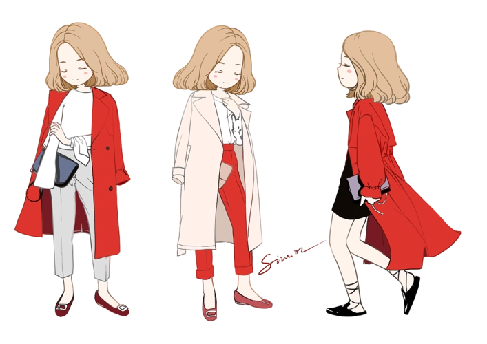 卡通人物服装穿搭