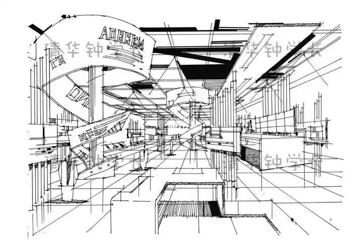 展示空间手绘设计表达