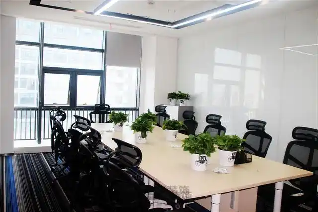 电子科技公司办公室装修实景图