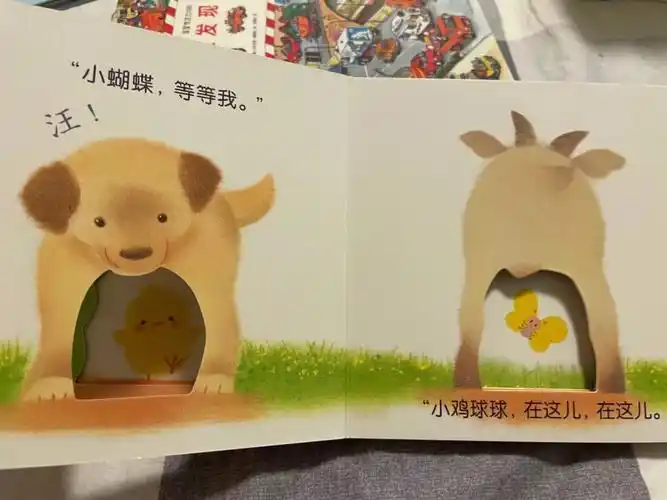 这套书时,甜果已经两岁多了,因为她特别喜欢萌萌的小鸡球球,所以我就