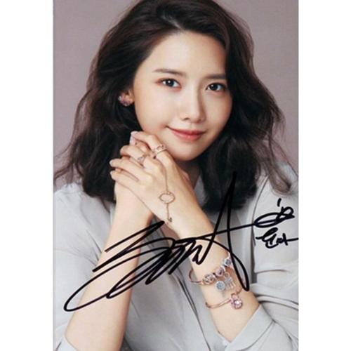 少女进代 林允儿 允儿 亲笔签名照片 6寸 宣传照 2019.7.12 06