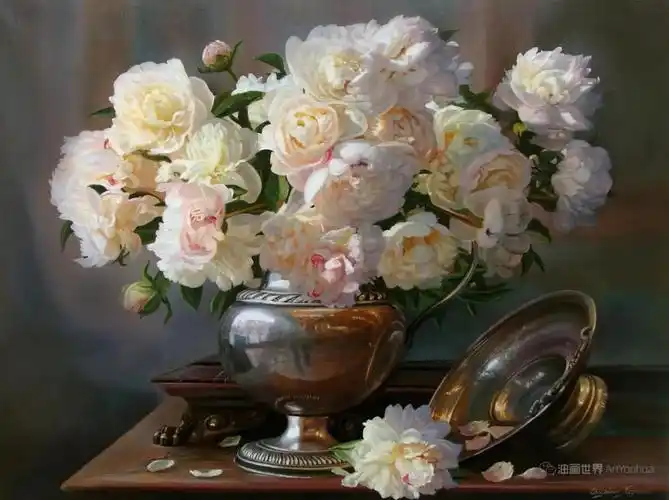 波兰画家的花卉,有着极好的色彩饱和度!