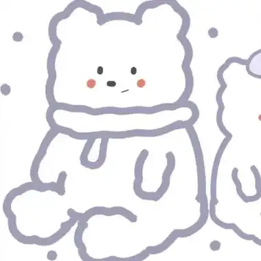 超萌高清的网红小熊头像图片情侣