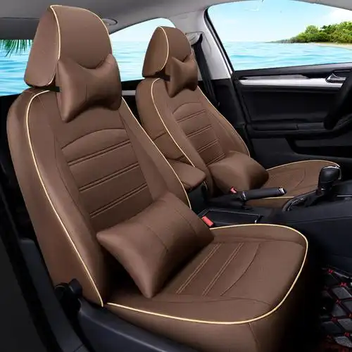 订制专车专用汽车座套全包围亚麻坐垫布艺座椅套定做通用七座布套